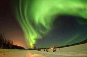 Norrsken på himlen